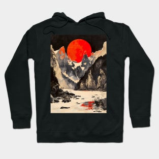 Red Moon Vintage Hoodie